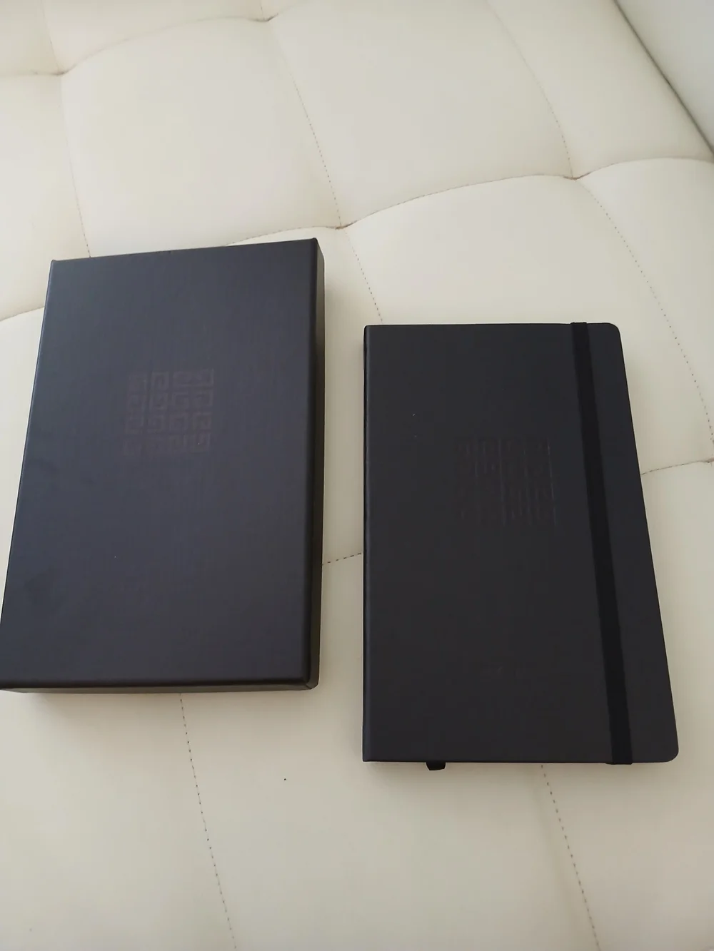 Givenchy Black Notebook with Elastic Strap